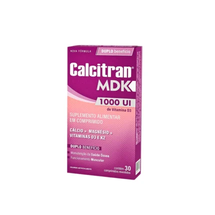 Cálcio Calcitran MDK 1000UI 30 comprimidos
