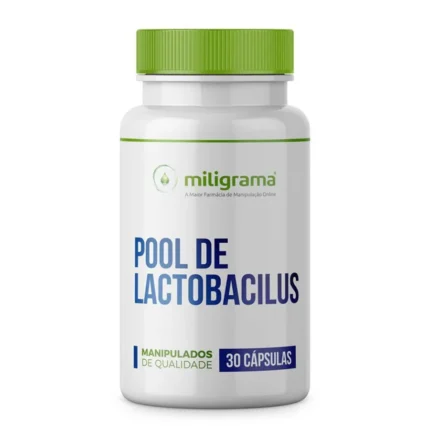 Pool de Lactobacilos Mantém a Flora Intestinal Saudável 30 cápsulas