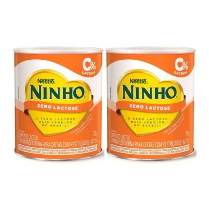 Kit 2 Nestlé Ninho Zero Lactose Composto Lácteo 700g