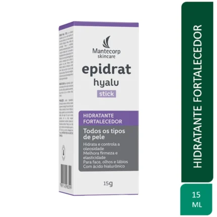 Hidratante Fortalecedor Facial Epidrat Hyalu Stick 15g