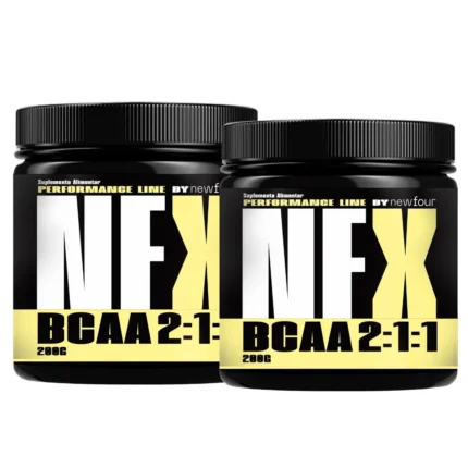 Bcaa 2:1:1 em Pó Kit com 2 Potes com Total de 400G