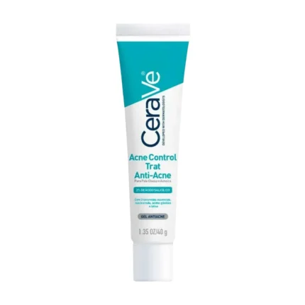 Gel Antiacne Cerave Acne Control Ácido Salicílico e Niacinamida para Pele Acneica 40g