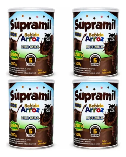 Kit 4 Supramil Kids Chocolate 500g - Unilife