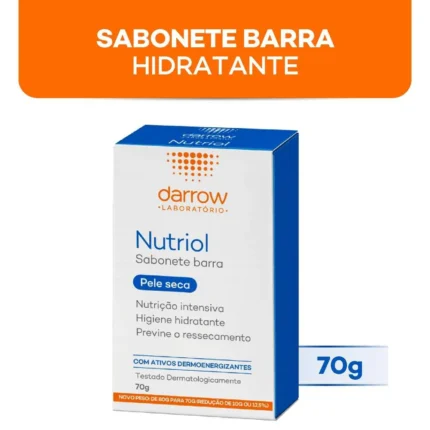 Sabonete em Barra Darrow Nutriol Pele Seca Rosto e Corpo 70g