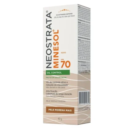 Neostrata Minesol Oil Control Fps 70 Médio Escuro 40g