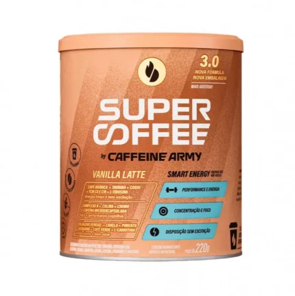 Termogênico Supercoffee 3.0 Caffeine Army Vanilla Latte 220g