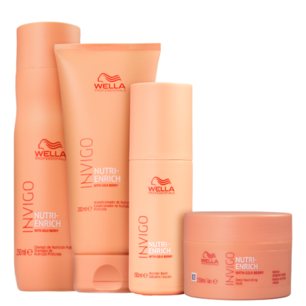 Kit Wella Professionals Invigo Nutri-Enrich Wonder Balm (4 Produtos)